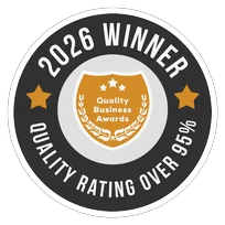 Quality Business Awards 2026 Winner — over 95% quality rating
